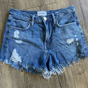 FRAME denim jean shorts